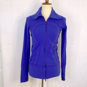 LULULEMON IN STRIDE  JACKET - BRUISED BERRY/FADED DOT